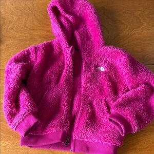 The North Face Kids' Pink Fleece Hoodie